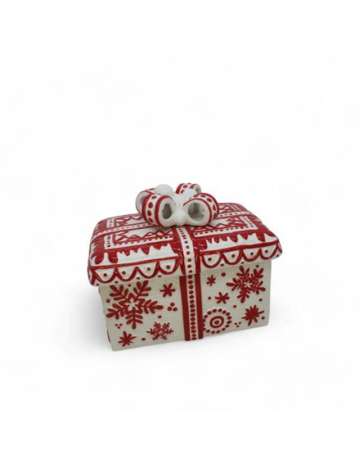 LINEA SNOWFLAKE SCATOLA RETTANGOLARE 25x15x18cm