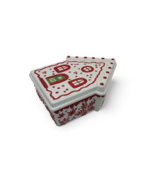 LINEA SNOWFLAKE SCATOLA CASA 25x19x20cm