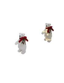 PLASTIC LINE WITH BEAR LIGHT 14x16x32cm
