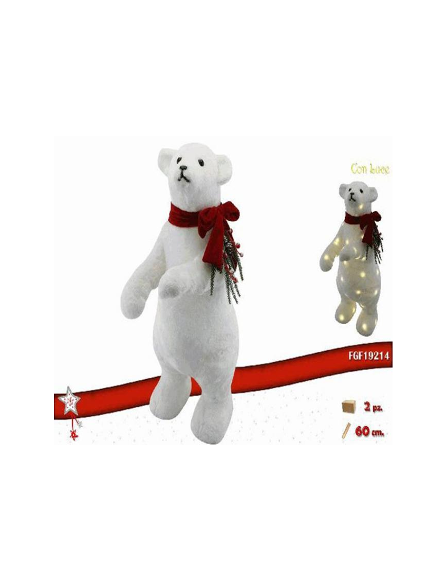 LINEA PLASTICA CON LUCE ORSO 19x27x60cm