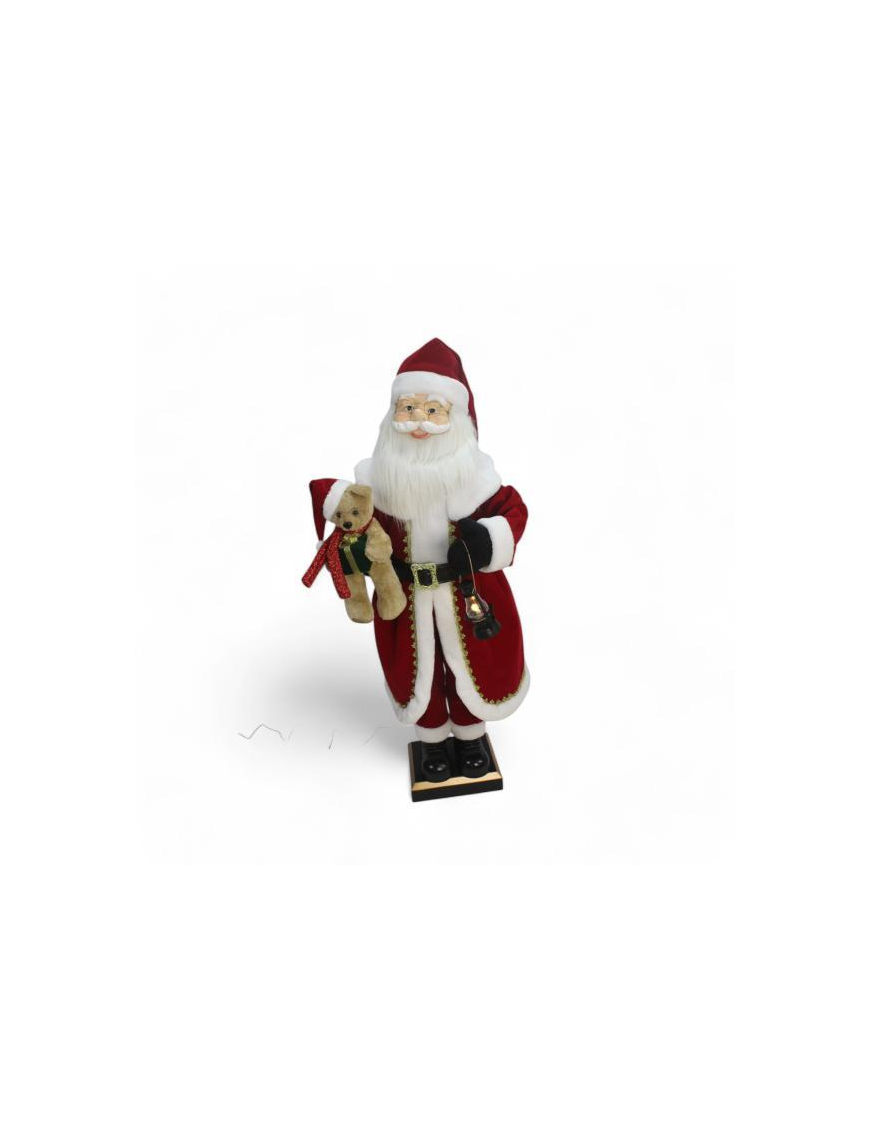 BABBO NATALE GIGANTE CON MOVIMETI+MUSICA 110cm