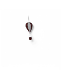 MONGOLFIERA POLISTIROLO+TESSUTO d.13x35cm
