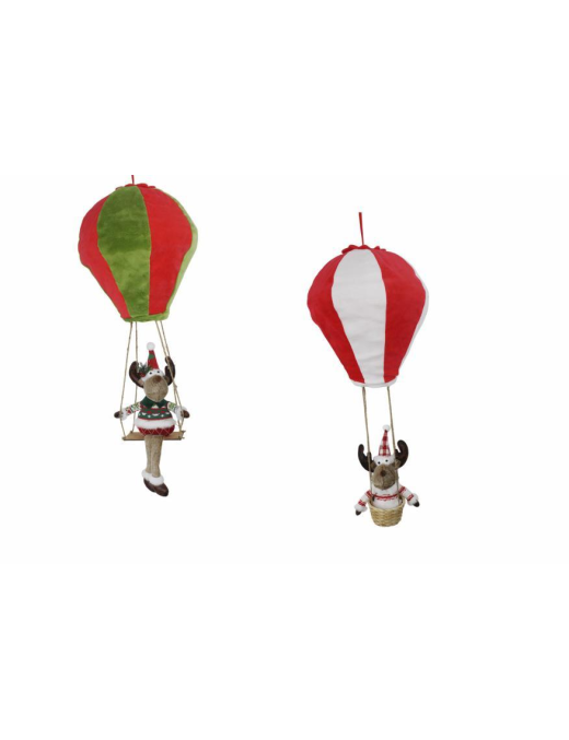 MONGOLFIERA CON RENNA 30x80cm