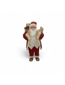 90cm Red Plastic Santa Claus with Light and Music
