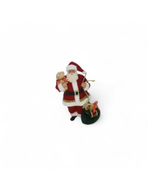 BABBO NATALE PLASTICA-POLIRESINA  30cm