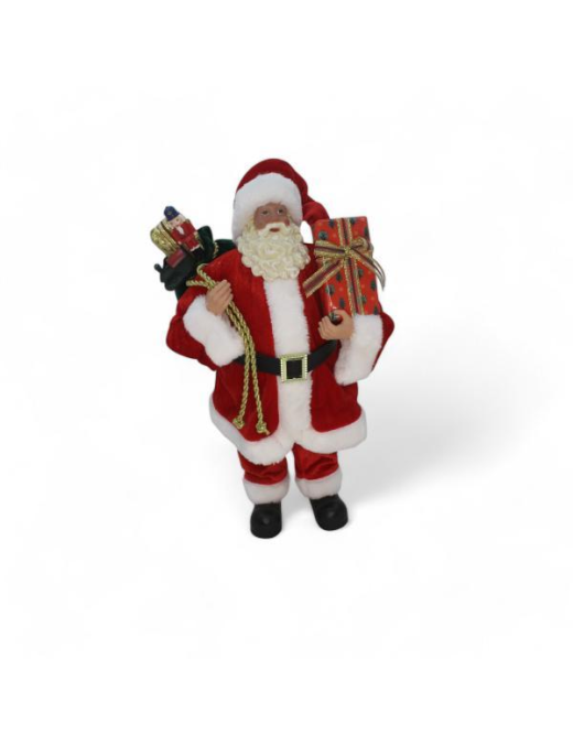 PLASTIC-POLYRESIN SANTA CLAUS 45cm