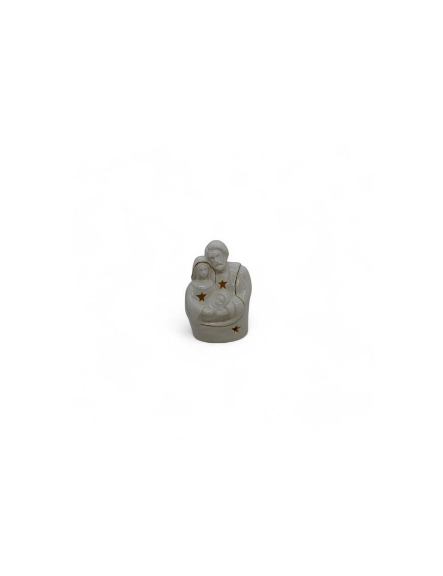 CERAMIC LINE WITH LED NATIVITY 12x10x21cm