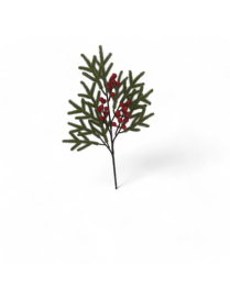 PICK WITH BERRIES AND DECORATIONS 50cm