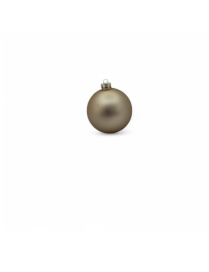 LINEA VETRO SFERE ORO MATTO 10cm 12pezzi