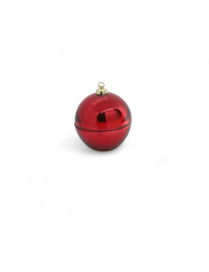 GLASS LINE OPENABLE SPHERE RED 13cm