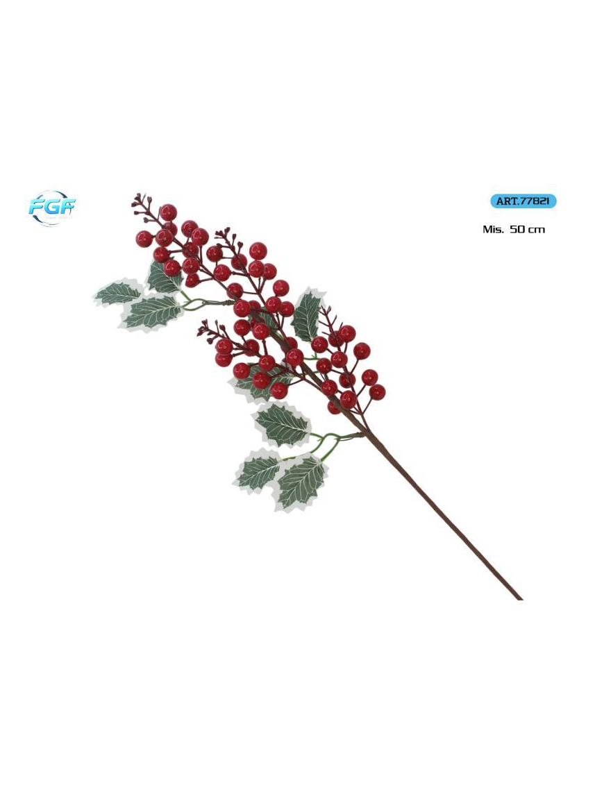 PICK CON BACCHE ROSSE 50cm