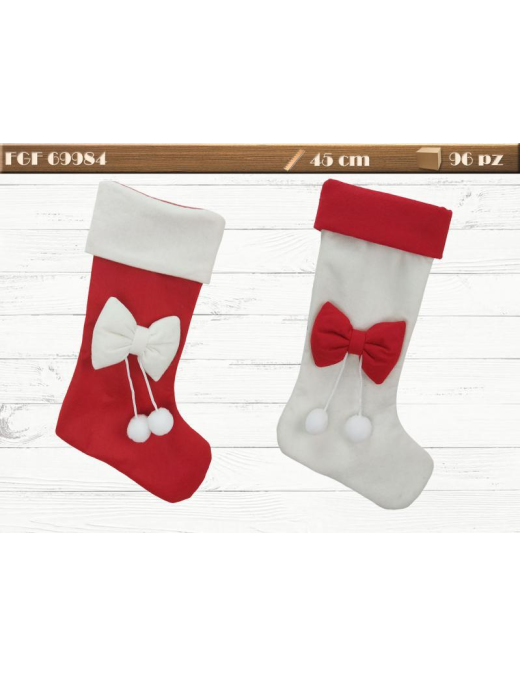 EPIPHANY FABRIC STOCKING 45cm WITH APPLICATIONS