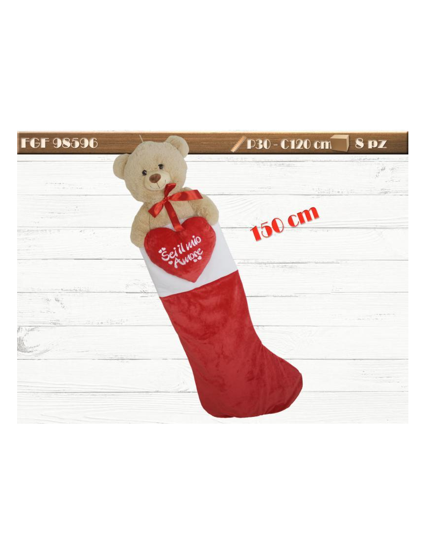CALZA EPIFANIA  GIGANTE CON PELUCHE 120cm