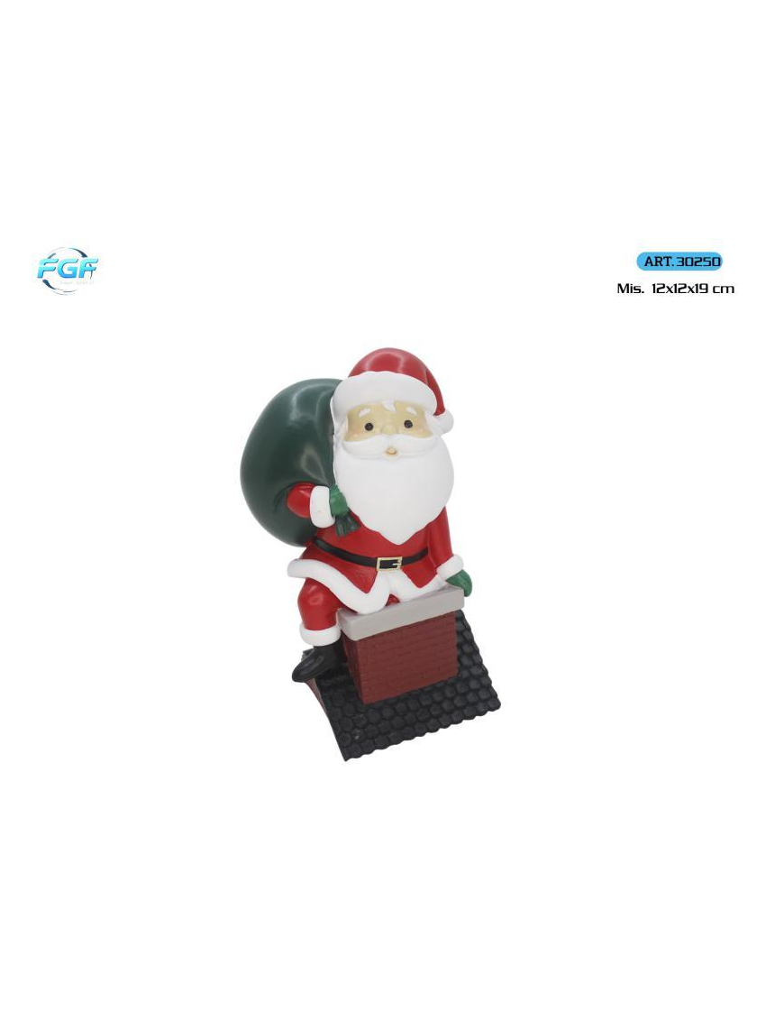 L.POLIRESINA BABBO 19cm 30250
