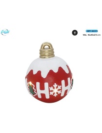 L.POLIRESINA SFERA DEC. 16x10x23 C/LED
