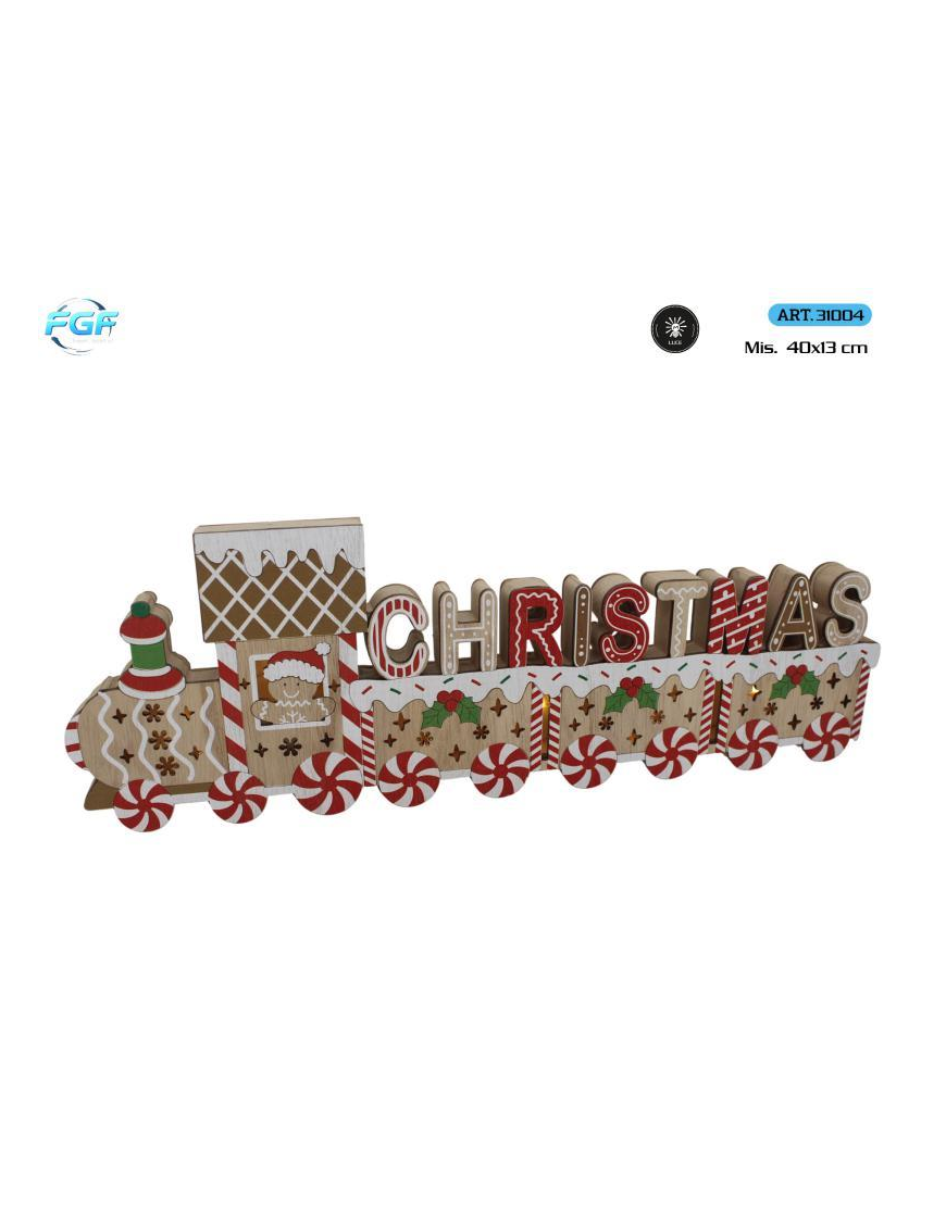 SCRITTA LEGNO DEC.NATALIZIA 40x13 31004