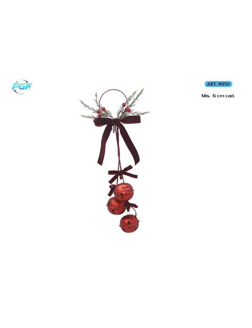 APPENDINO CAMPANELLE ROSSE 6cm 31950