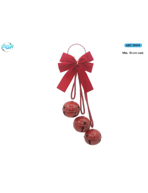 APPENDINO CAMPANELLE ROSSE 8cm 31974