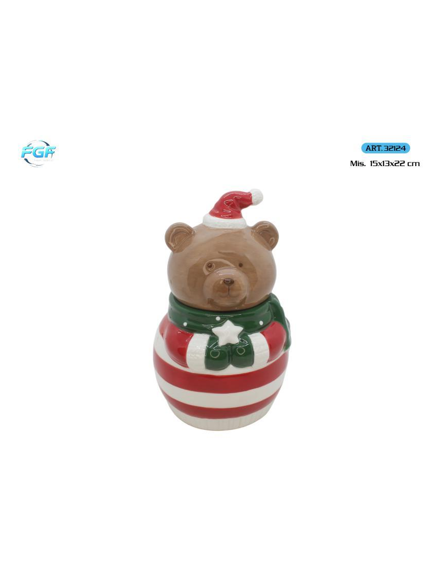 L.CIRCUS BARATTOLO ORSO 15x13x22cm 32124
