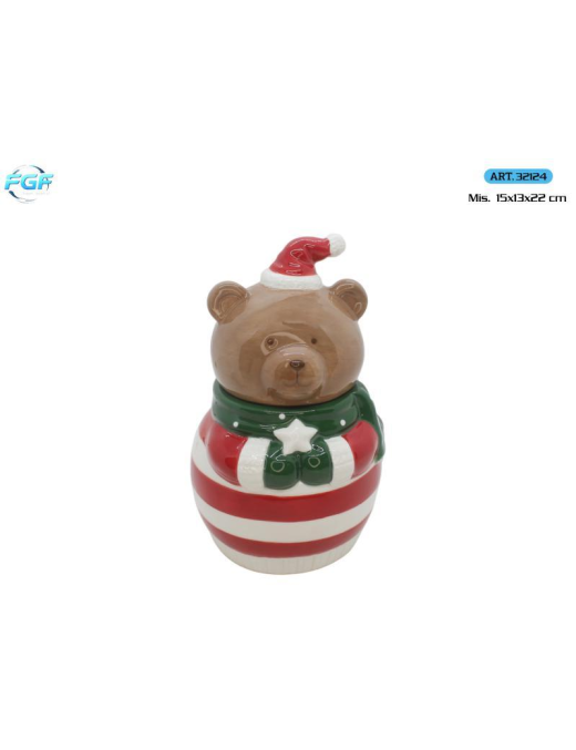 L.CIRCUS BARATTOLO ORSO 15x13x22cm 32124