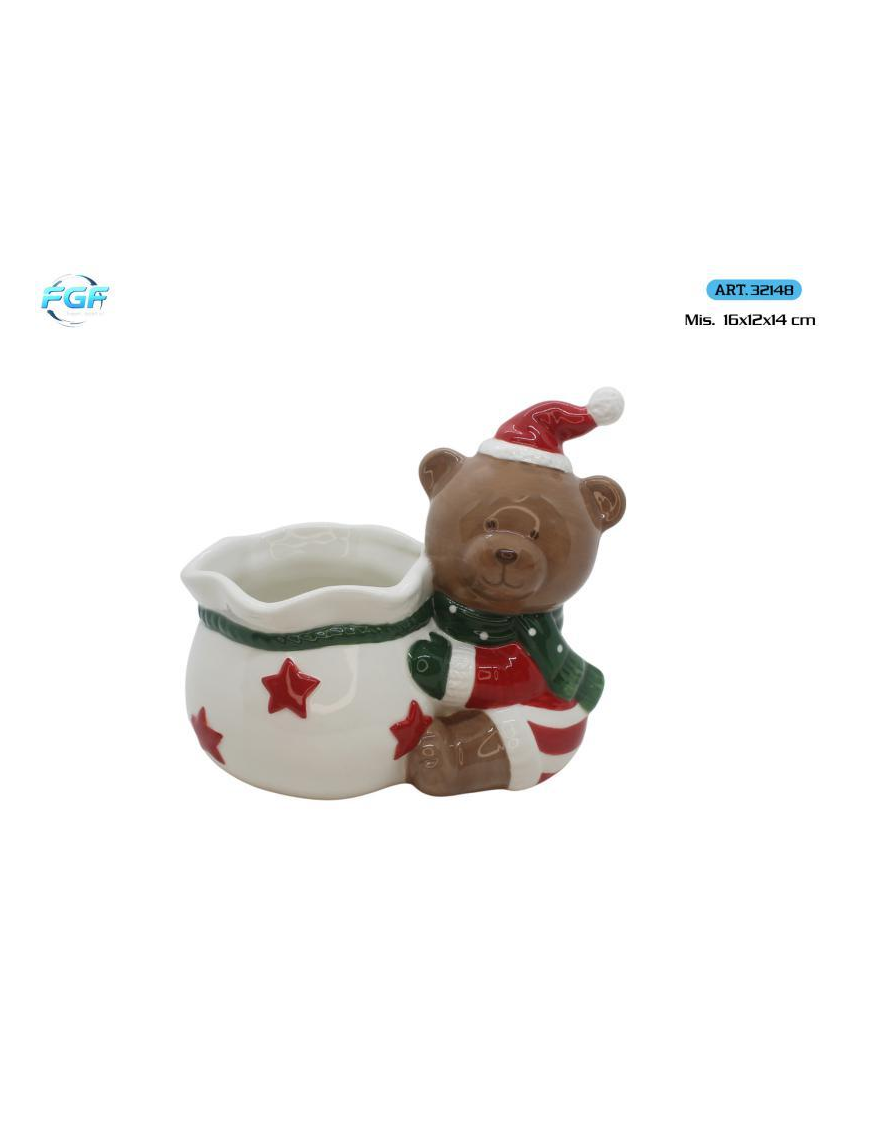 L.CIRCUS BARATTOLO ORSO 16x12x14cm 32148