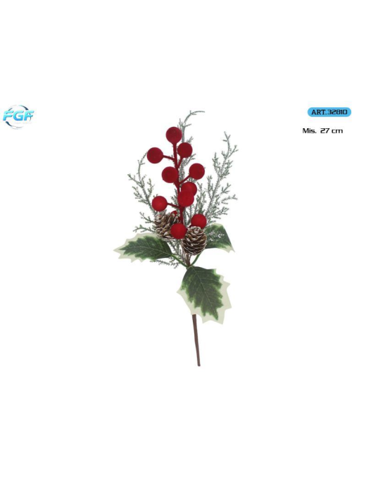 PICK C/BACCHE VELL.+DEC. 27cm 32810