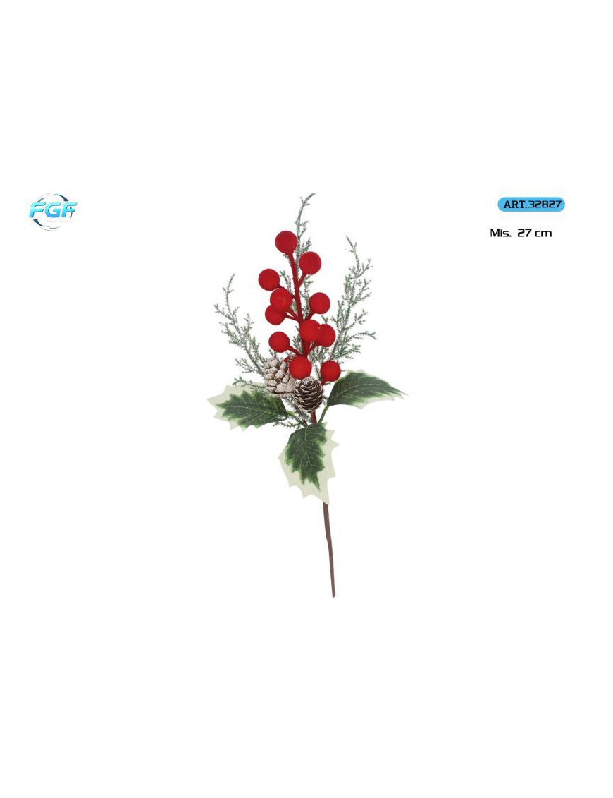 PICK C/BACCHE VELL.+DEC. 27cm 32827