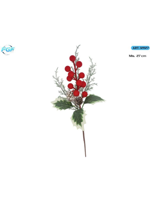 PICK C/BACCHE VELL.+DEC. 27cm 32827