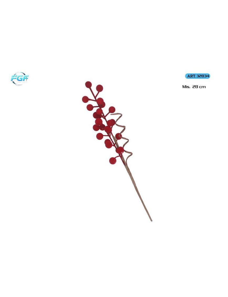 PICK C/BACCHE VELL.+DEC. 28cm 32834
