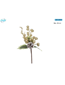 PICK C/BACCHE ORO+DECORAZIONI 24cm