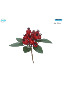 PICK C/BACCHE ROSSE+DECORAZIONI 28cm
