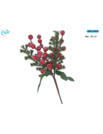 PICK C/BACCHE ROSSE+DECORAZIONI 35cm