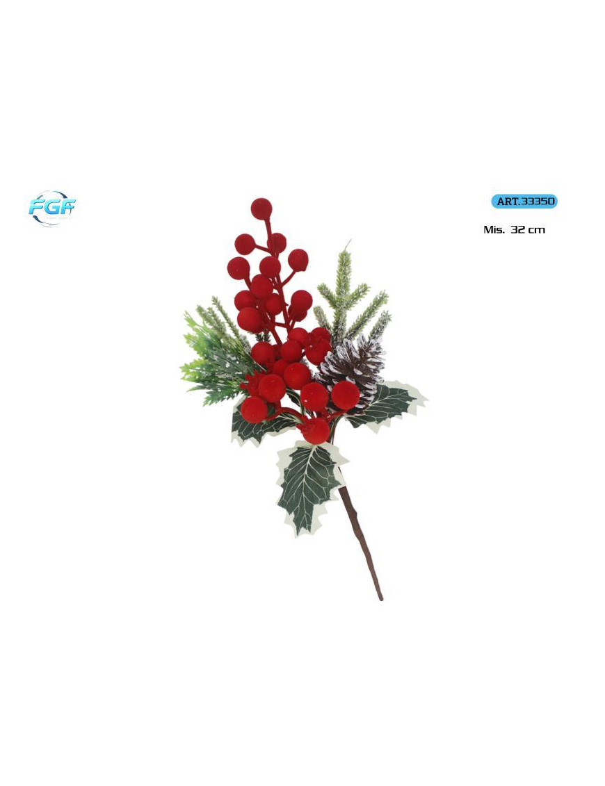 PICK C/BACCHE VELL.+DEC. 32cm 33350