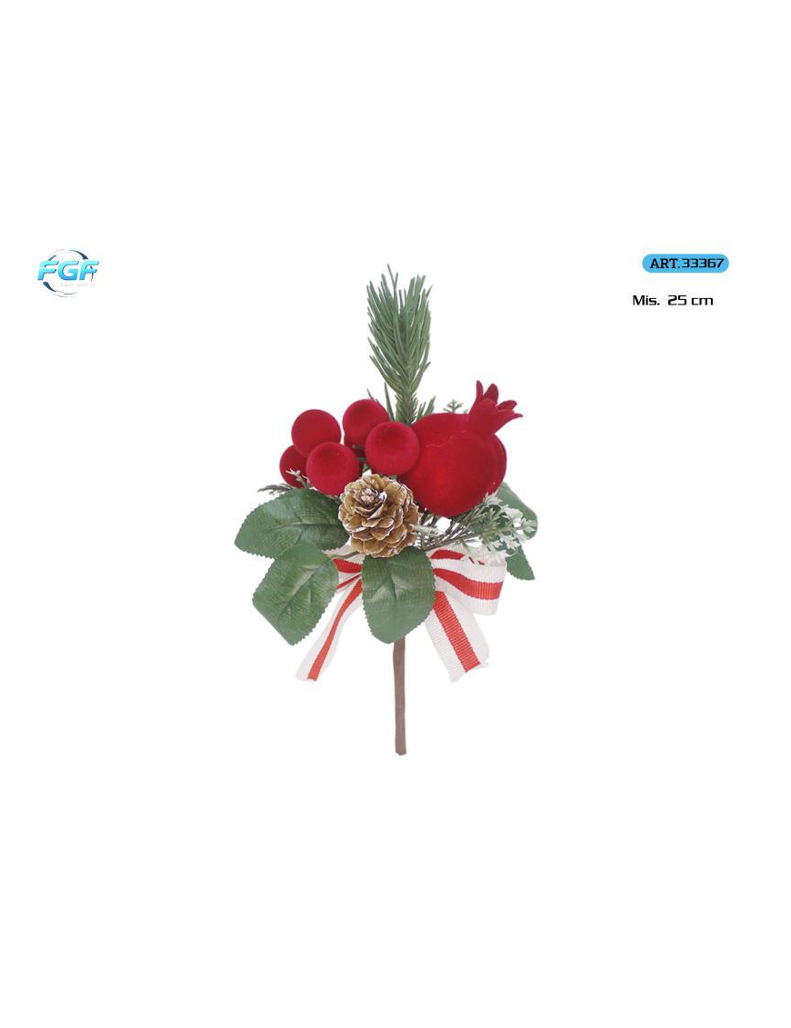 PICK C/BACCHE VELL.+DEC. 25cm 33367