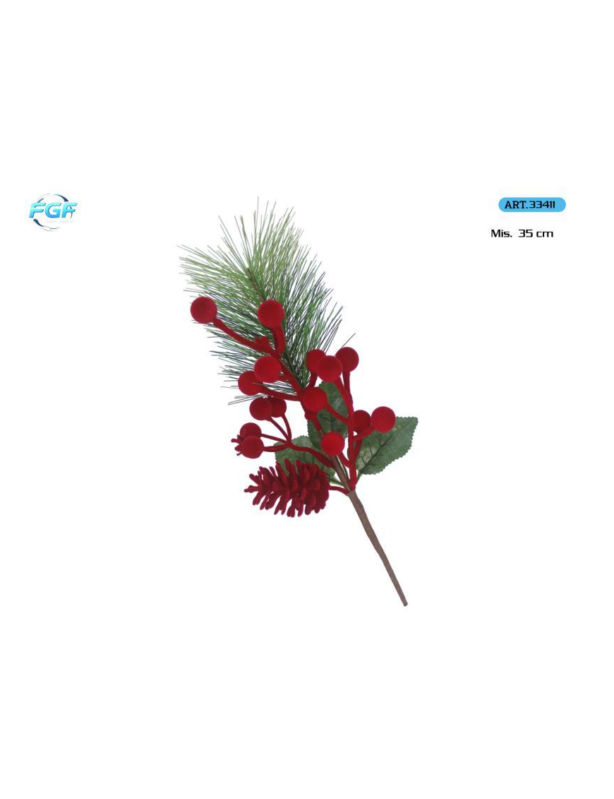 PICK C/BACCHE VELL.+DEC. 35cm 33411