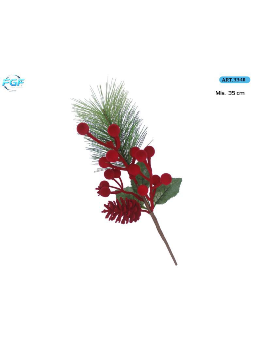 PICK C/BACCHE VELL.+DEC. 35cm 33411