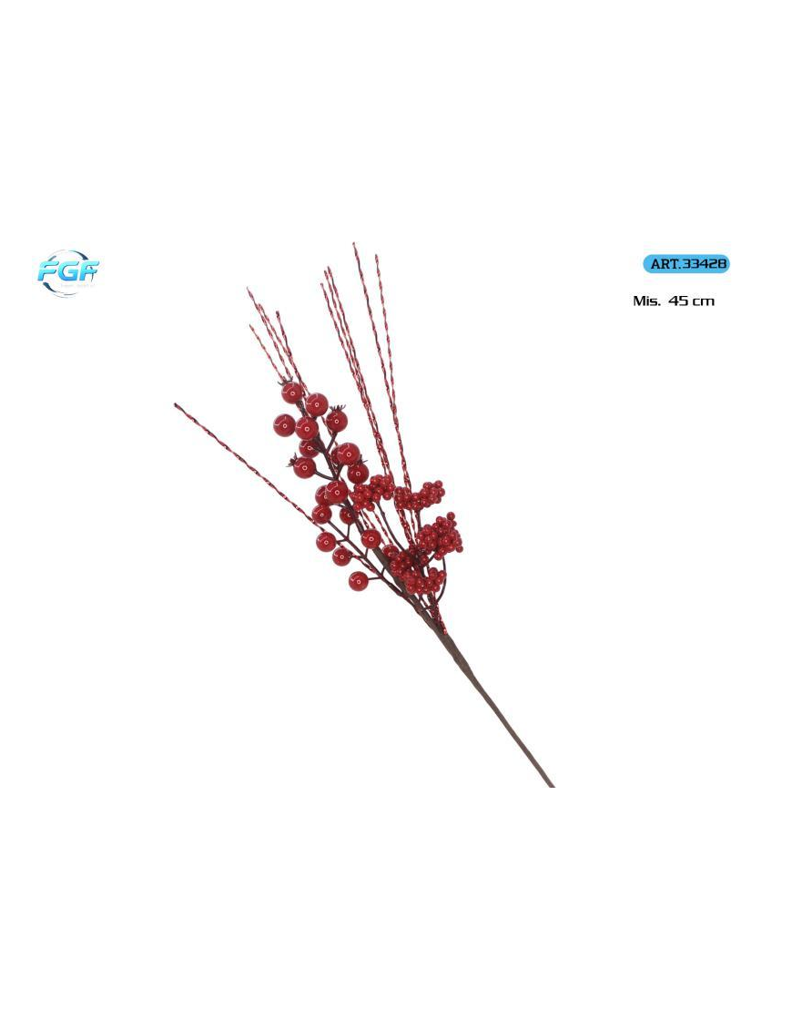 L.BACCHE RED PICK 45cm 33428