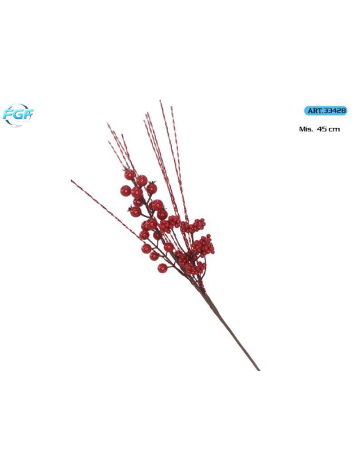 L.BACCHE RED PICK 45cm 33428