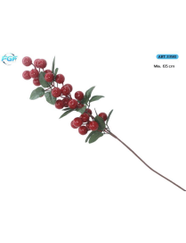 PICK C/BACCHE ROSSE+DECORAZIONI 65cm
