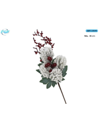 PICK C/BACCHE ROSSE+DECORAZIONI 41cm