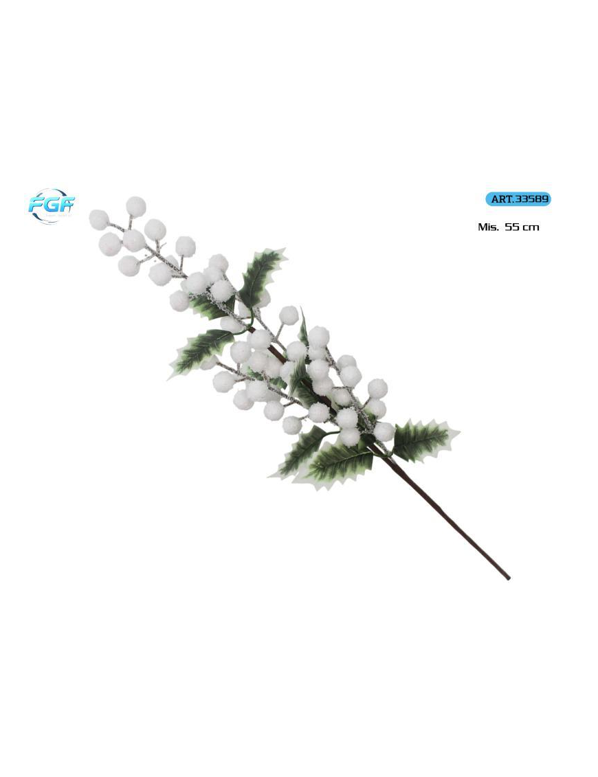 PICK C/BACCHE E DECORAZIONI INNEV 55cm