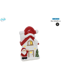 L.TERRAC.XMAS CASA C/BABBO 13x9x20 C/LED