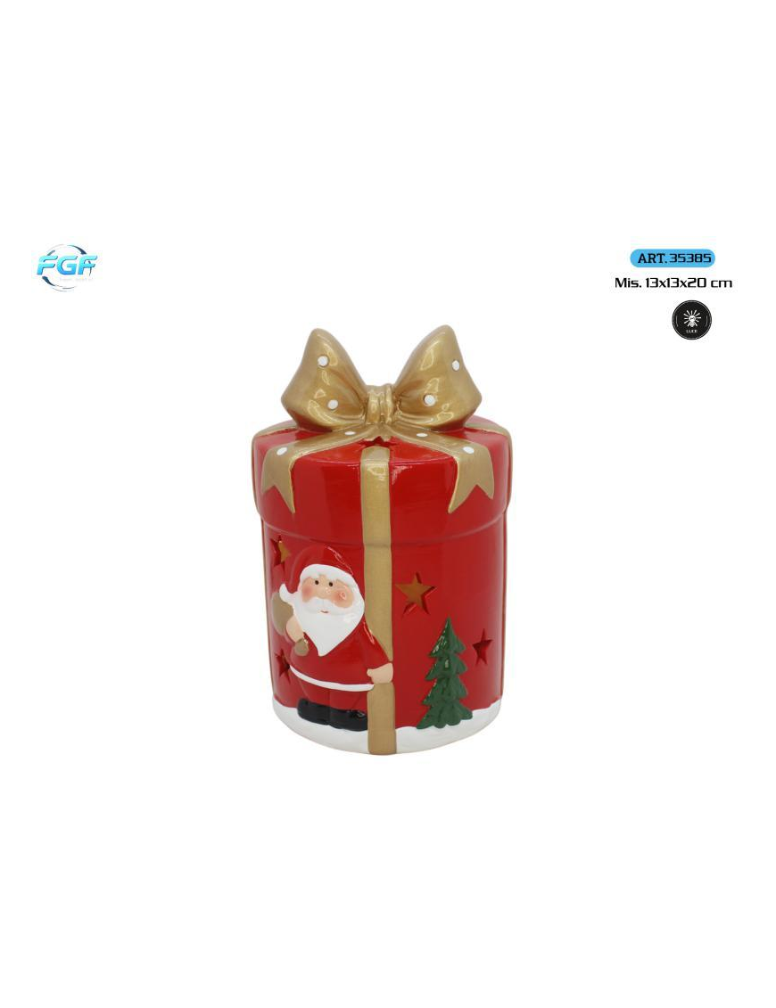 L.TERRAC.XMAS PACCO REGALO 13x20 C/LED