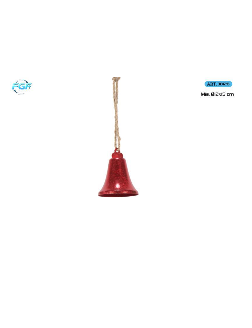 L.LATTA APP. ROSSO CAMPANA DEC. 15cm
