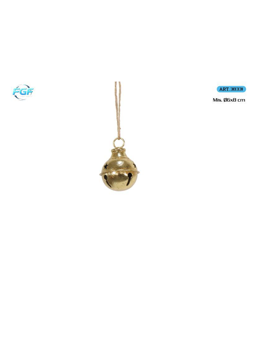 L.LATTA APP. ORO CAMPANA MET.  8cm