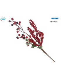 PICK C/BACCHE ROSSE+DECORAZIONI 50cm