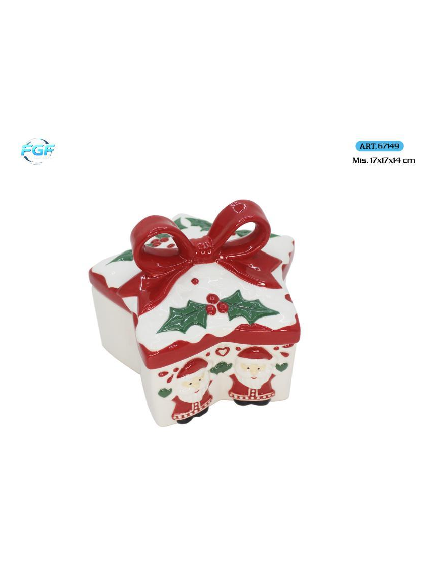 L.SANTA  BARATTOLO STELLA 17x14cm 67149