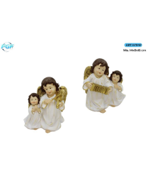 ANGELI POLIRESINA BIANCO 2pz 14x8x16