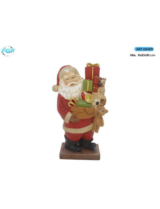 L.POLIRESINE ROSSO BABBO 18cm 68405