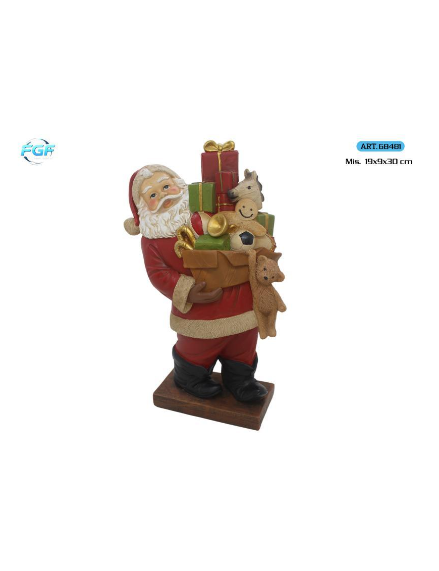 L.POLIRESINE ROSSO BABBO 30cm 68481